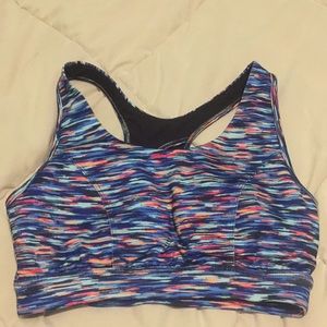 Multi-color TEK Gear sports bra